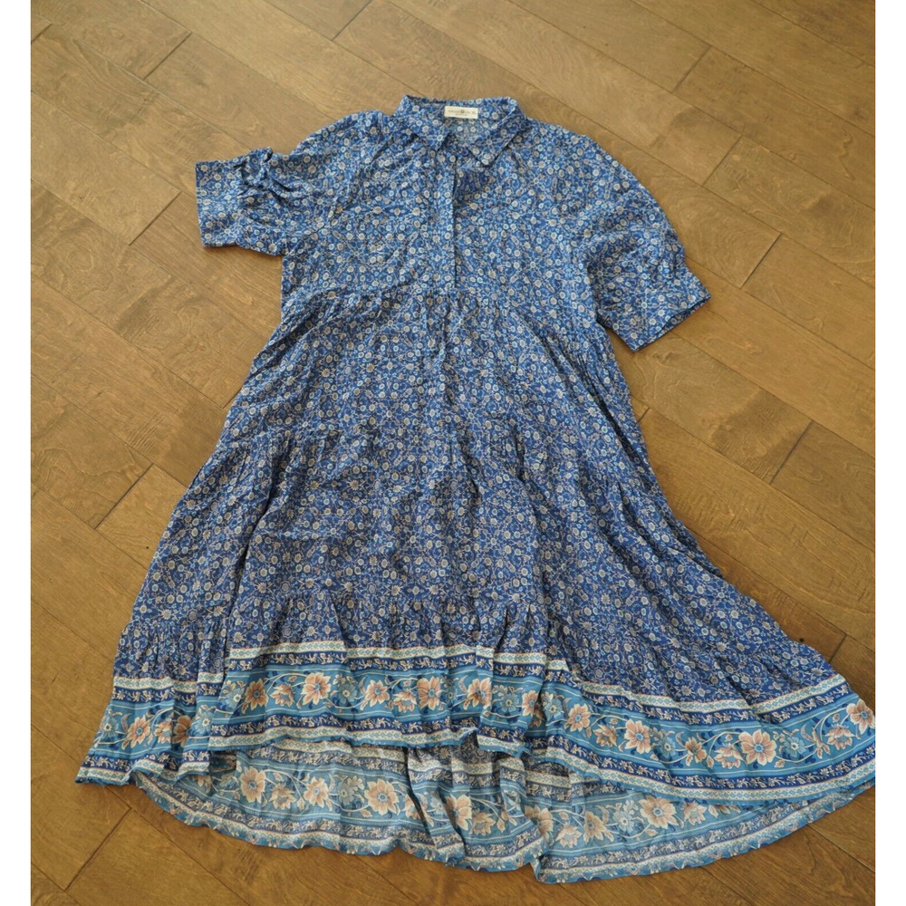 Natural Life Rebecca Floral Midi Dress Size Extra Large